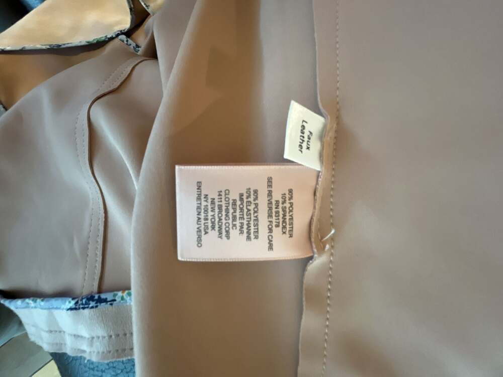 Philosophy Republic Clothing Taupe Faux Suede Moto Jacket Size L - Picture 7 of 7